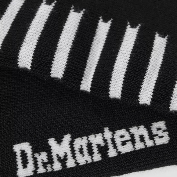 NWT Men's Dr. Martens The Double Doc Black and White Casual Socks - Picture 4 of 5